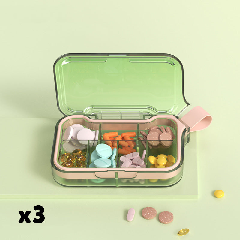 Portable Daily Multi-Compartment Pill Organizer