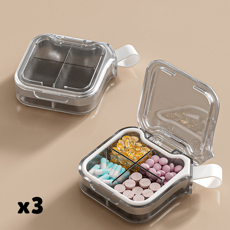 Portable Daily Multi-Compartment Pill Organizer