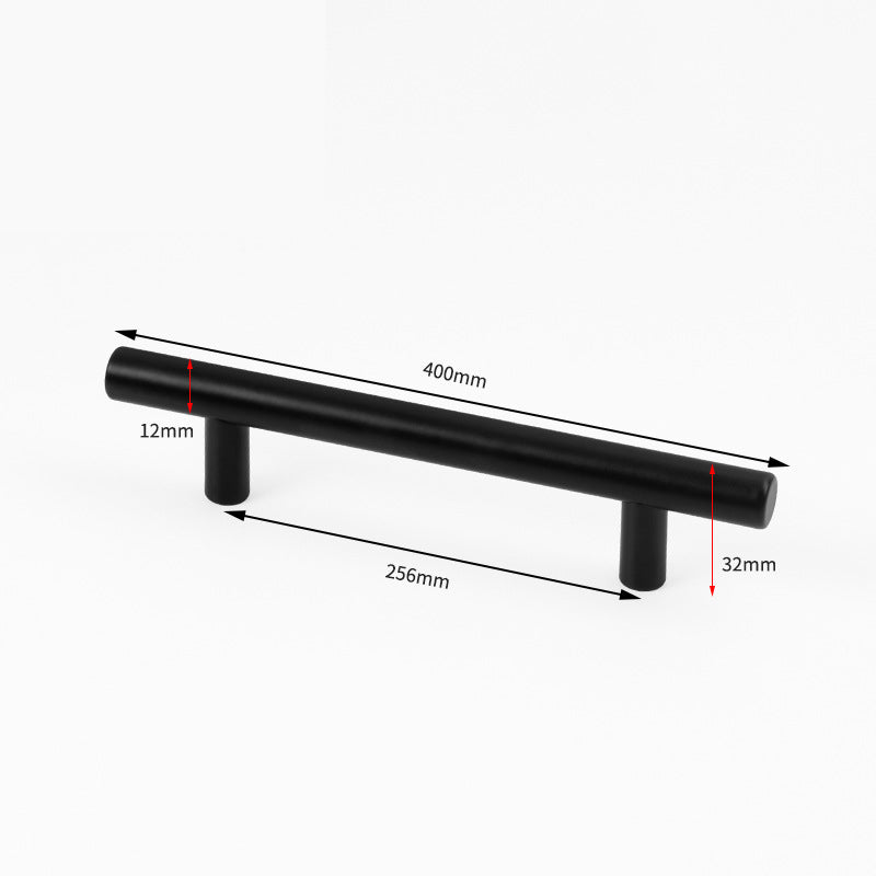 Modern Stainless Steel T-Bar Cabinet Handles