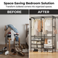 Heavy-Duty Freestanding Clothes Rack with Shelves