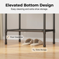 Heavy-Duty Freestanding Clothes Rack with Shelves