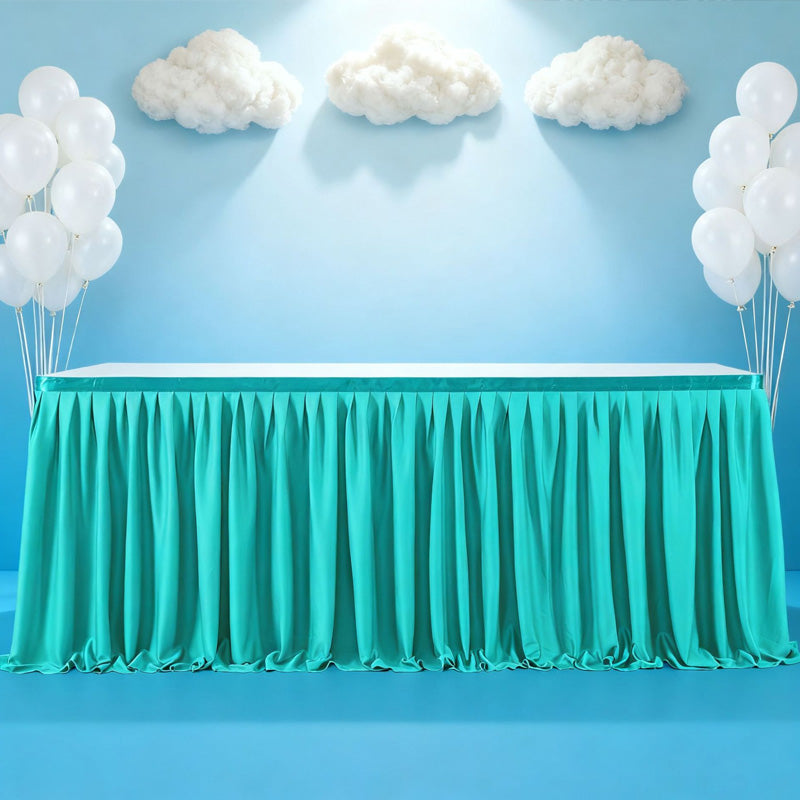 ⏳🔥LIMITED-TIME 50% OFF! ⏰Pleated Table Skirt for Events🌹