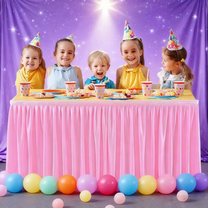 ⏳🔥LIMITED-TIME 50% OFF! ⏰Pleated Table Skirt for Events🌹