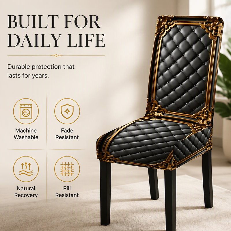 🪑 Save 50%! 🧺 Washable Stretch Chair Cover – Snug fit, durable & easy‑clean ✨