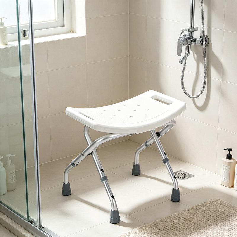 🪑 50% OFF! 🚿 Foldable Shower Chair – Heavy-duty, rustproof & stable ✨