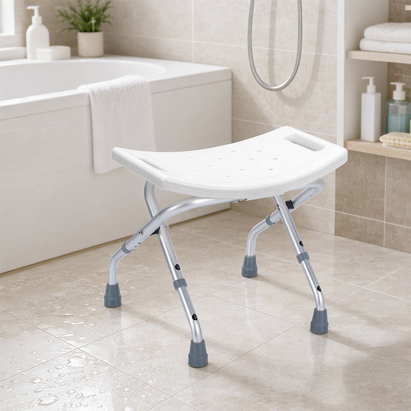 🪑 50% OFF! 🚿 Foldable Shower Chair – Heavy-duty, rustproof & stable ✨