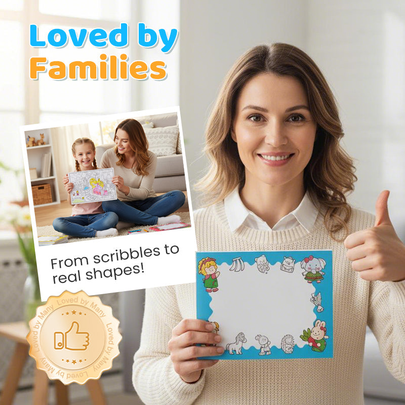 Kids Tracing & Coloring Book Set