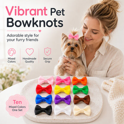 Cute Pet Bowknot Hair Clips for Dogs and Cats