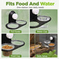 Double Reptile Feeding Ledge with Bowls