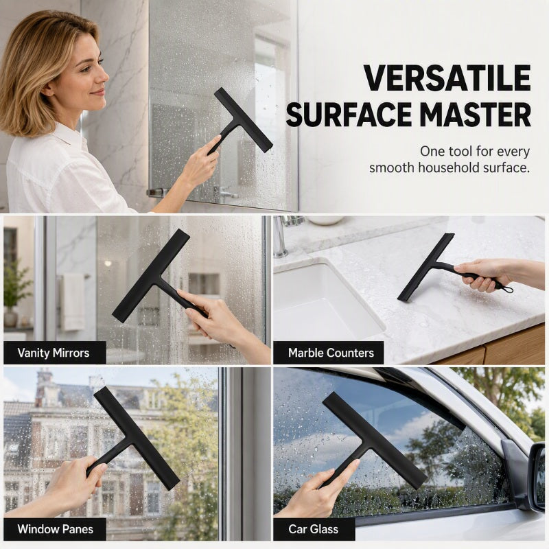 Multi-Purpose Silicone Shower Squeegee