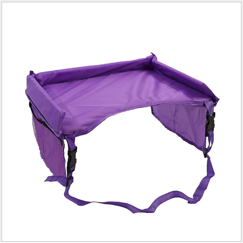 🚗 Kids Travel Tray for Car: Multi-Purpose, Mesh Pockets, Sponge Padding, Portable