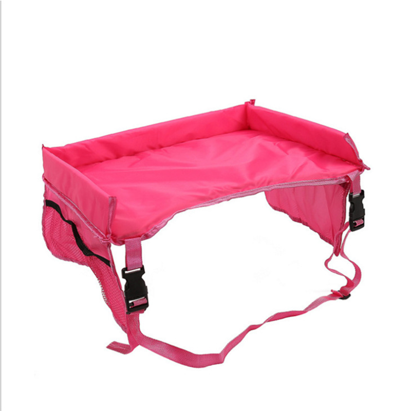 🚗 Kids Travel Tray for Car: Multi-Purpose, Mesh Pockets, Sponge Padding, Portable