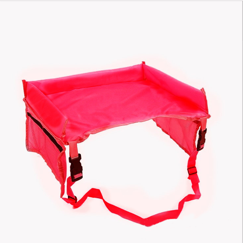 🚗 Kids Travel Tray for Car: Multi-Purpose, Mesh Pockets, Sponge Padding, Portable