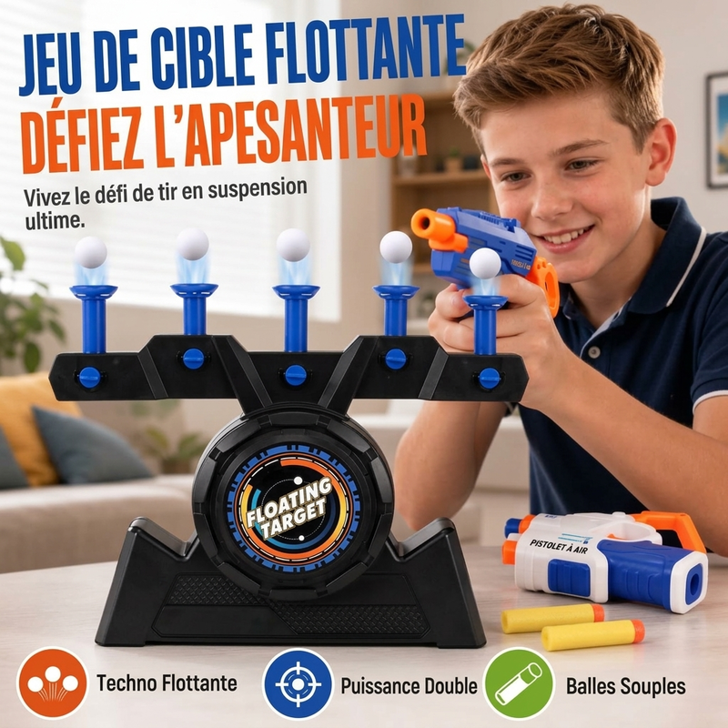 🎯✨ Electric Floating Ball Shooting Target – Moving Aim Game with USB Power