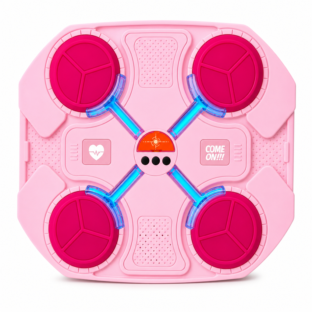 Kids Electronic Music Boxing Target with Rhythm Reaction Training for Home Fitness and Stress Relief