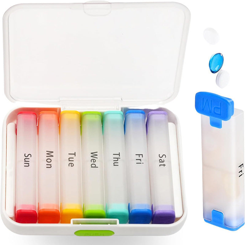 ⏳ LIMITED-TIME 50% OFF! 💊 7-Day Detachable Pill Organizer – Colour Coded, Portable & Light Resistant, Stay Organised All Week ✨