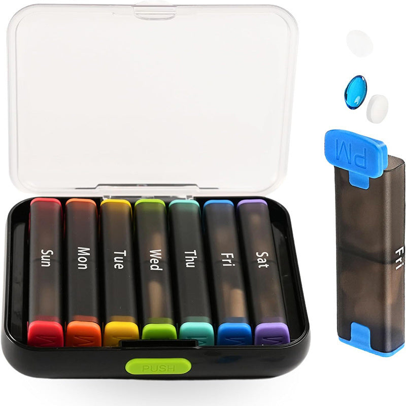 ⏳ LIMITED-TIME 50% OFF! 💊 7-Day Detachable Pill Organizer – Colour Coded, Portable & Light Resistant, Stay Organised All Week ✨