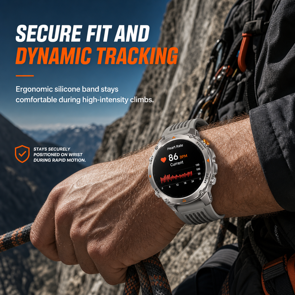 ⏳Limited-time 50% off💥Smartwatch with Bluetooth Calling,GPS & Beidou Positioning, Heart Rate & Sleep Monitor, Pedometer & Message Reminders🏃‍