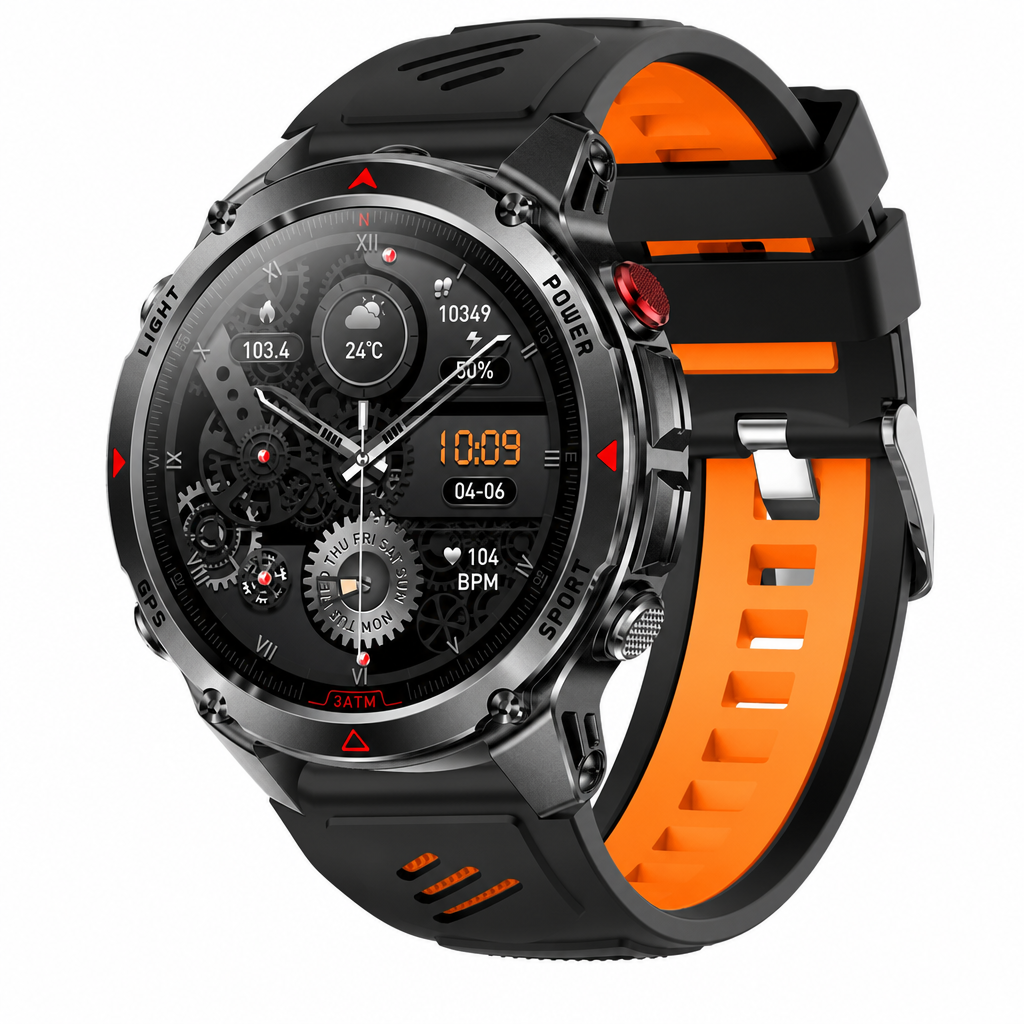 ⏳Limited-time 50% off💥Smartwatch with Bluetooth Calling,GPS & Beidou Positioning, Heart Rate & Sleep Monitor, Pedometer & Message Reminders🏃‍