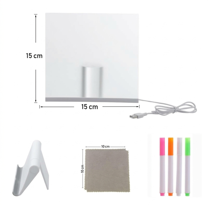 🎄 Christmas Special: 50% OFF | Kids LED Erasable Drawing Board – Reusable Acrylic Night Light 🎨