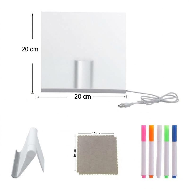 🎄 Christmas Special: 50% OFF | Kids LED Erasable Drawing Board – Reusable Acrylic Night Light 🎨