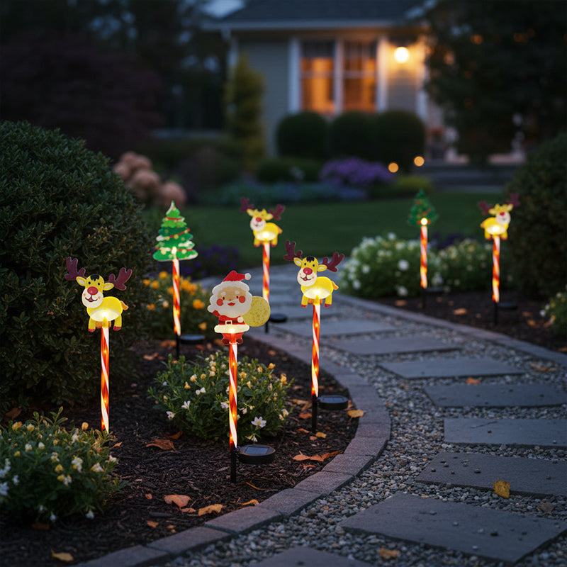 📢 50% OFF!! ⏰ Warm Glow Festive Garden Stake Lights – Outdoor Holiday Decoration ✨