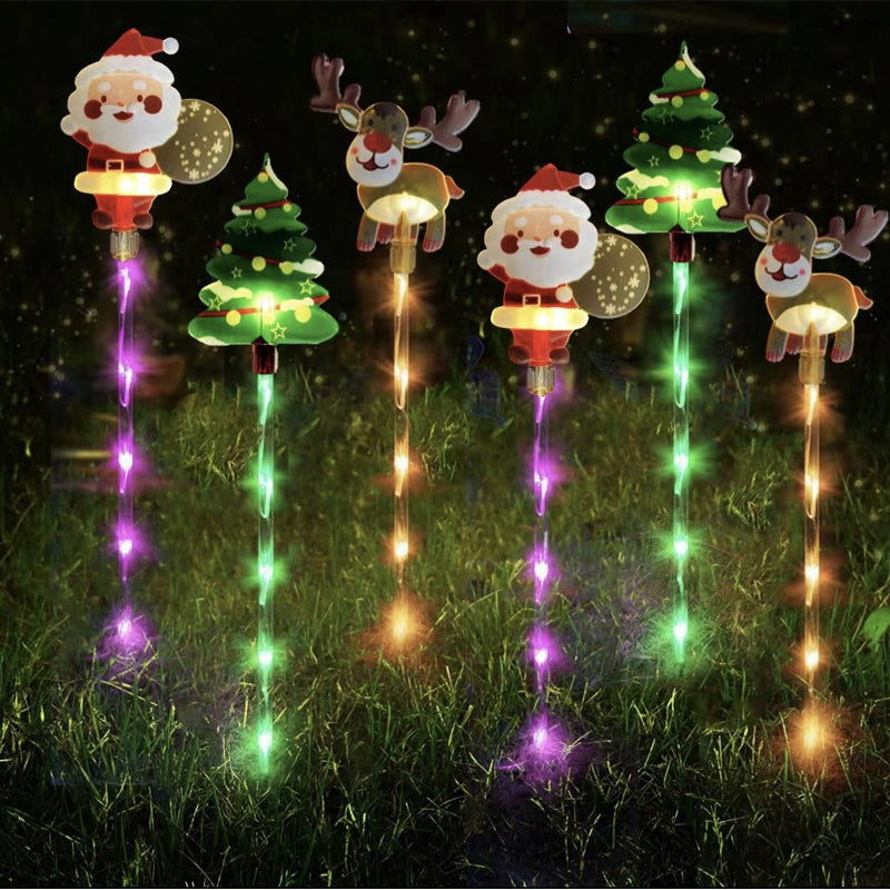 📢 50% OFF!! ⏰ Warm Glow Festive Garden Stake Lights – Outdoor Holiday Decoration ✨