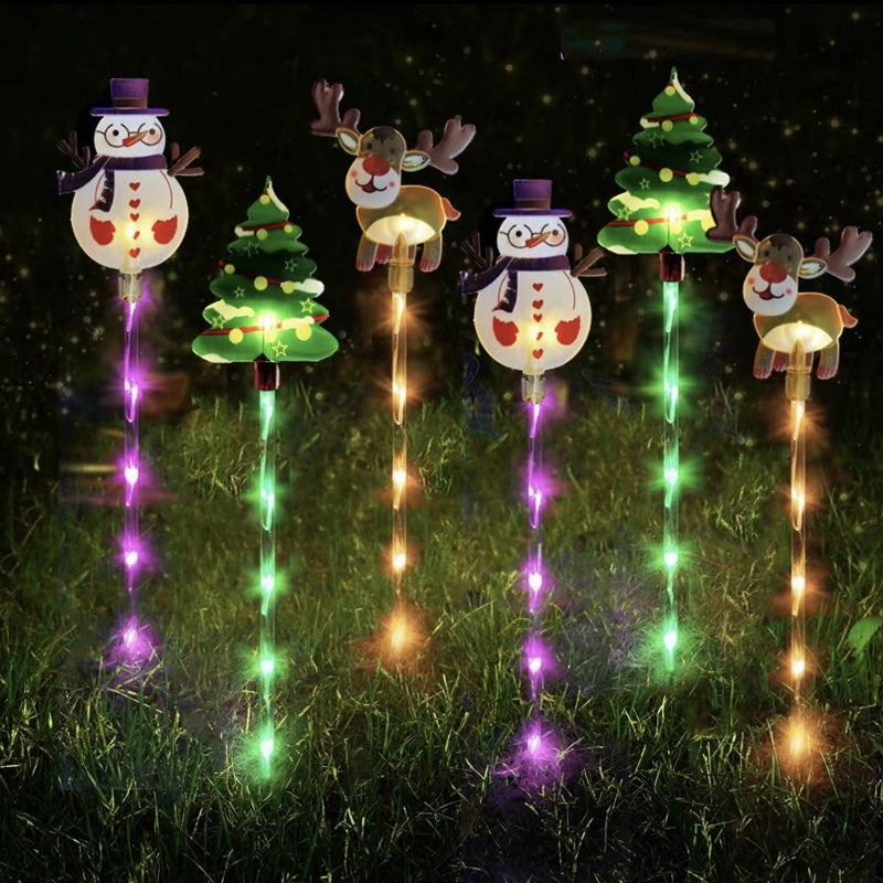 📢 50% OFF!! ⏰ Warm Glow Festive Garden Stake Lights – Outdoor Holiday Decoration ✨