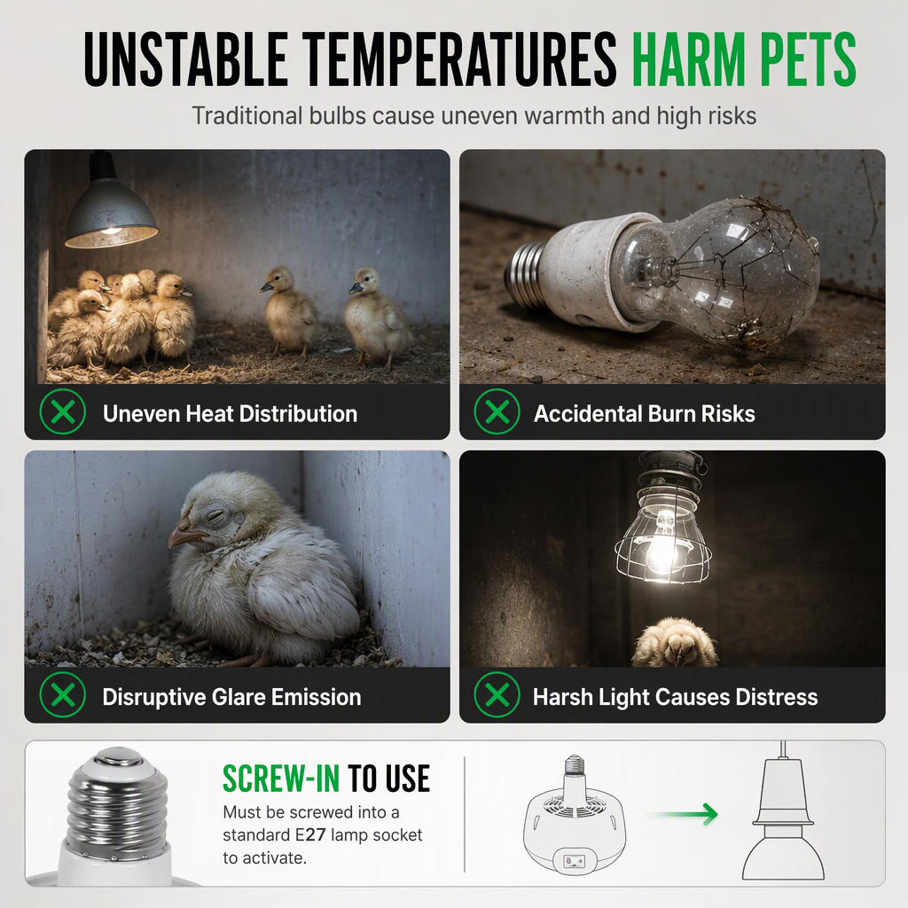 ⏳Time-Limited Special⏰Intelligent Temperature Control Brooder Heater – Fan Forced Livestock Heat Lamp for Chicks, Piglets, Sheep & Farm Animals
