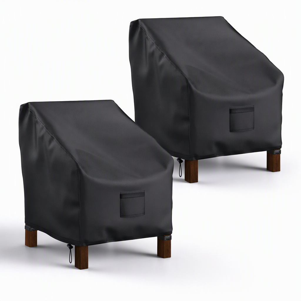 📢📢50% OFF !! ⏰Waterproof Outdoor Patio Chair Cover Sun Protection and Dustproof Furniture Cover for Lawn Chairs and Sofas