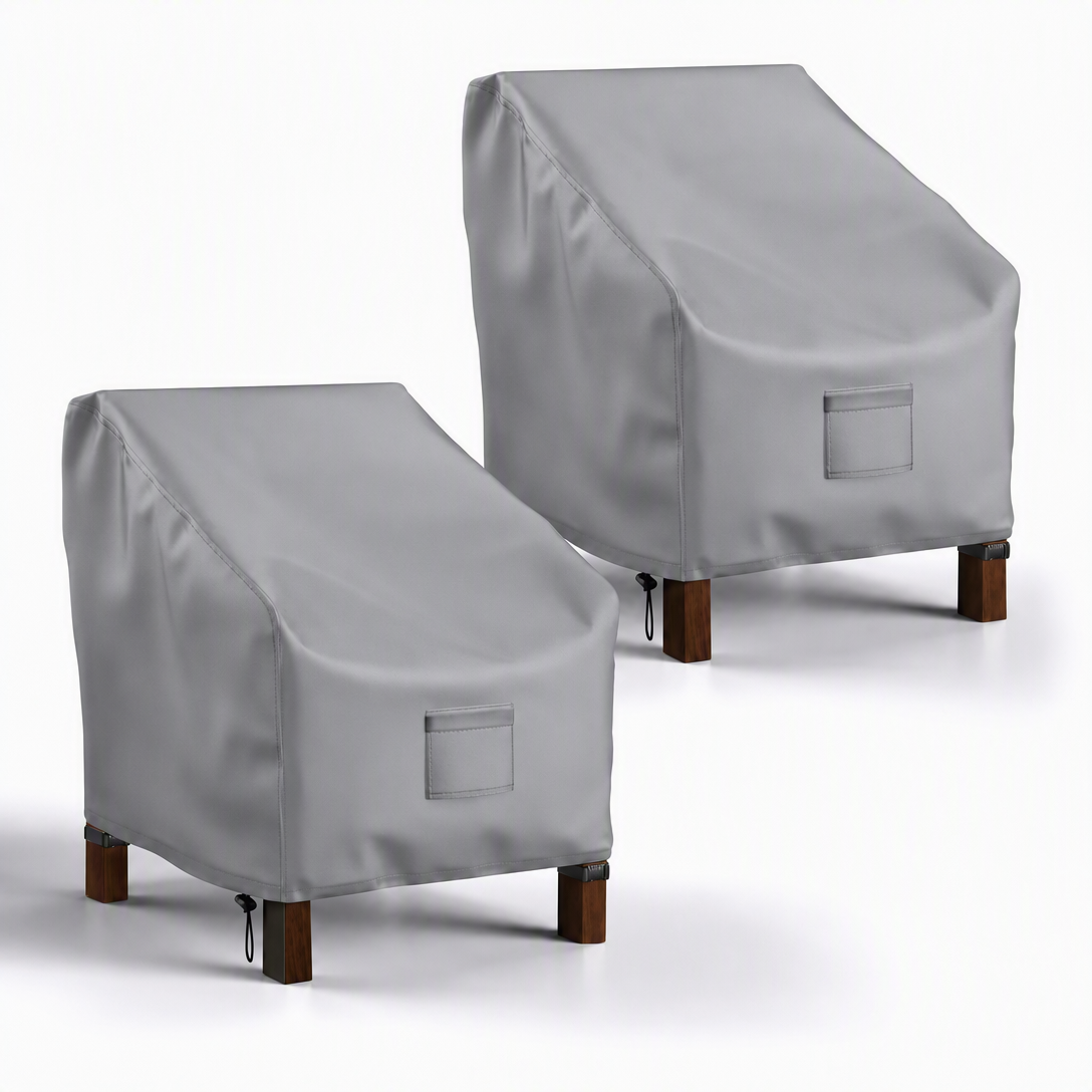 📢📢50% OFF !! ⏰Waterproof Outdoor Patio Chair Cover Sun Protection and Dustproof Furniture Cover for Lawn Chairs and Sofas