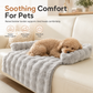 🐾 Plush Pet Furniture Protector: Faux Fur, Anti-Scratch, Non-Slip Back, Quilted