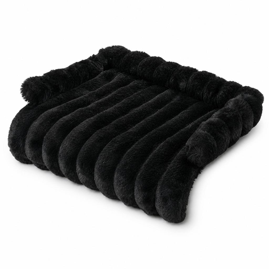 🐾 Plush Pet Furniture Protector: Faux Fur, Anti-Scratch, Non-Slip Back, Quilted