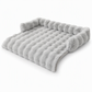 🐾 Plush Pet Furniture Protector: Faux Fur, Anti-Scratch, Non-Slip Back, Quilted