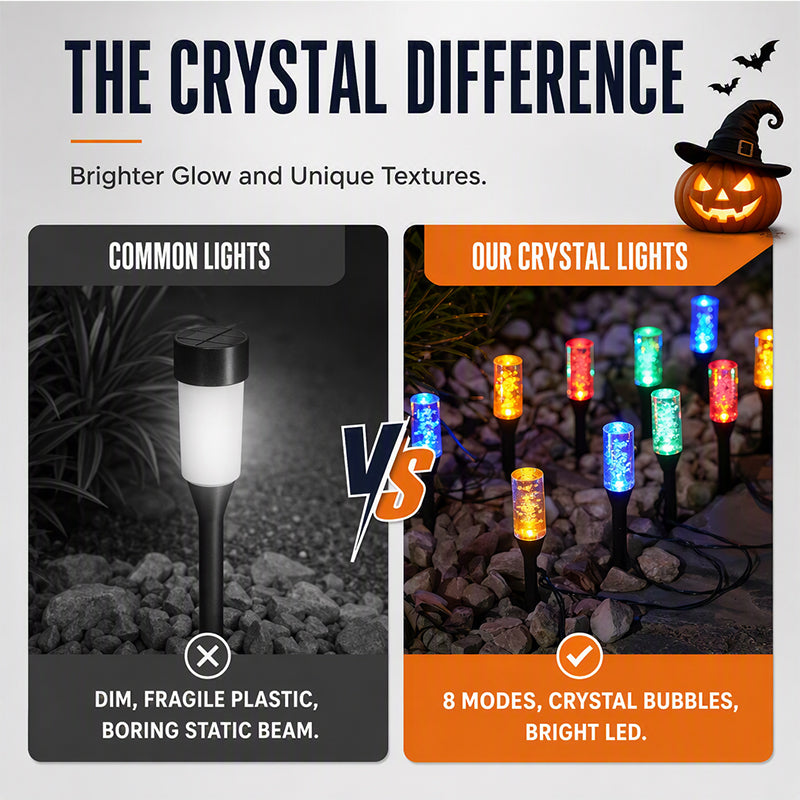 ⏳🔥LIMITED-TIME 50% OFF! ⏰✨ Solar Bubble Pathway Light – Auto On/Off, Decorative, Weatherproof 🌙☀️