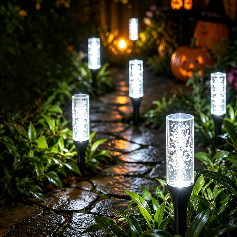 ⏳🔥LIMITED-TIME 50% OFF! ⏰✨ Solar Bubble Pathway Light – Auto On/Off, Decorative, Weatherproof 🌙☀️