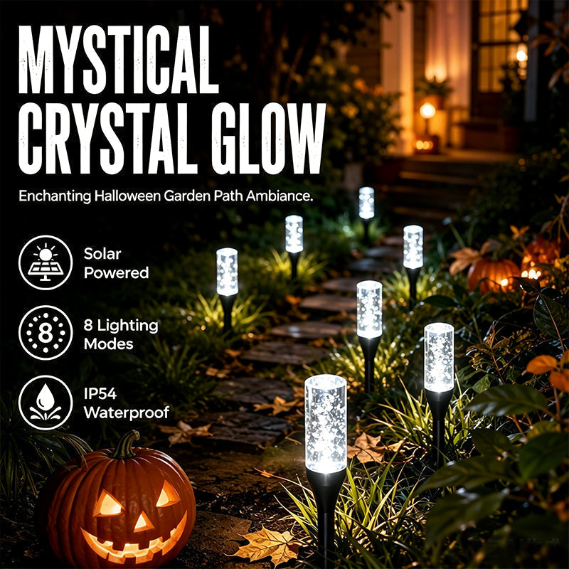 ⏳🔥LIMITED-TIME 50% OFF! ⏰✨ Solar Bubble Pathway Light – Auto On/Off, Decorative, Weatherproof 🌙☀️