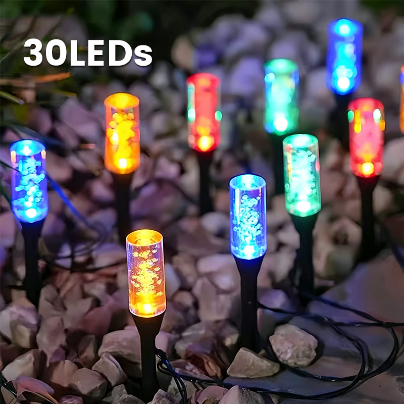 ⏳🔥LIMITED-TIME 50% OFF! ⏰✨ Solar Bubble Pathway Light – Auto On/Off, Decorative, Weatherproof 🌙☀️