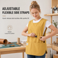⏳Time-Limited Special⏰Waterproof and Oilproof Kitchen Vest Apron Breathable Sleeveless Workwear for Catering and Food Service