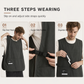 ⏳Time-Limited Special⏰Waterproof and Oilproof Kitchen Vest Apron Breathable Sleeveless Workwear for Catering and Food Service