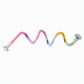 Colorful Cotton Rope Parrot Perch Bendable Bird Climbing Rope Swing Toy with Fixed Ends