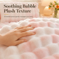 Soft Rabbit Plush and Milk Velvet Fitted Sheet Mattress Cover Dustproof Mattress Protector