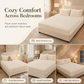 Soft Rabbit Plush and Milk Velvet Fitted Sheet Mattress Cover Dustproof Mattress Protector