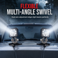1 Pair Car Engine Hood LED Light Bar Mounting Brackets Clamp Holders for Work Lights Modification