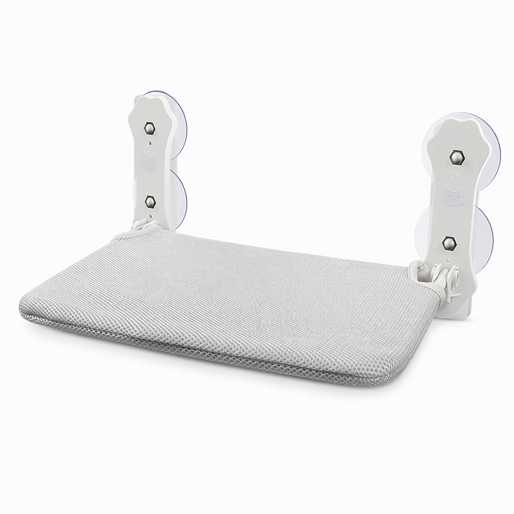 Foldable Cat Window Hammock Hanging Cat Bed with Strong Suction Cups for Glass Windows and Balcony