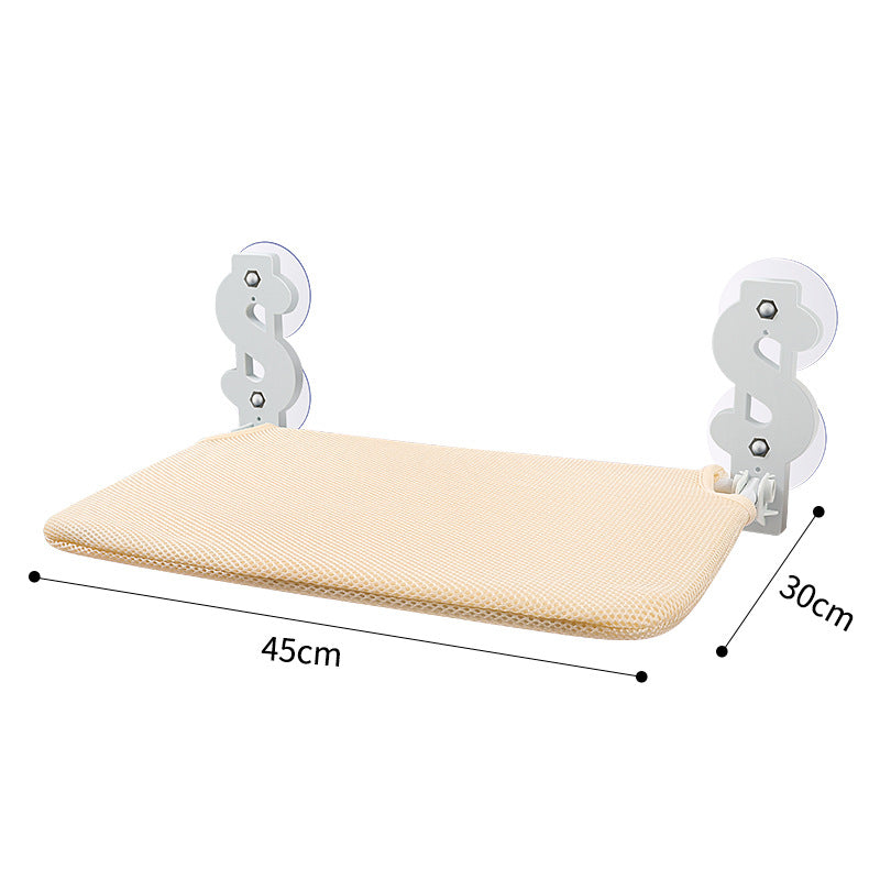 Foldable Cat Window Hammock Hanging Cat Bed with Strong Suction Cups for Glass Windows and Balcony