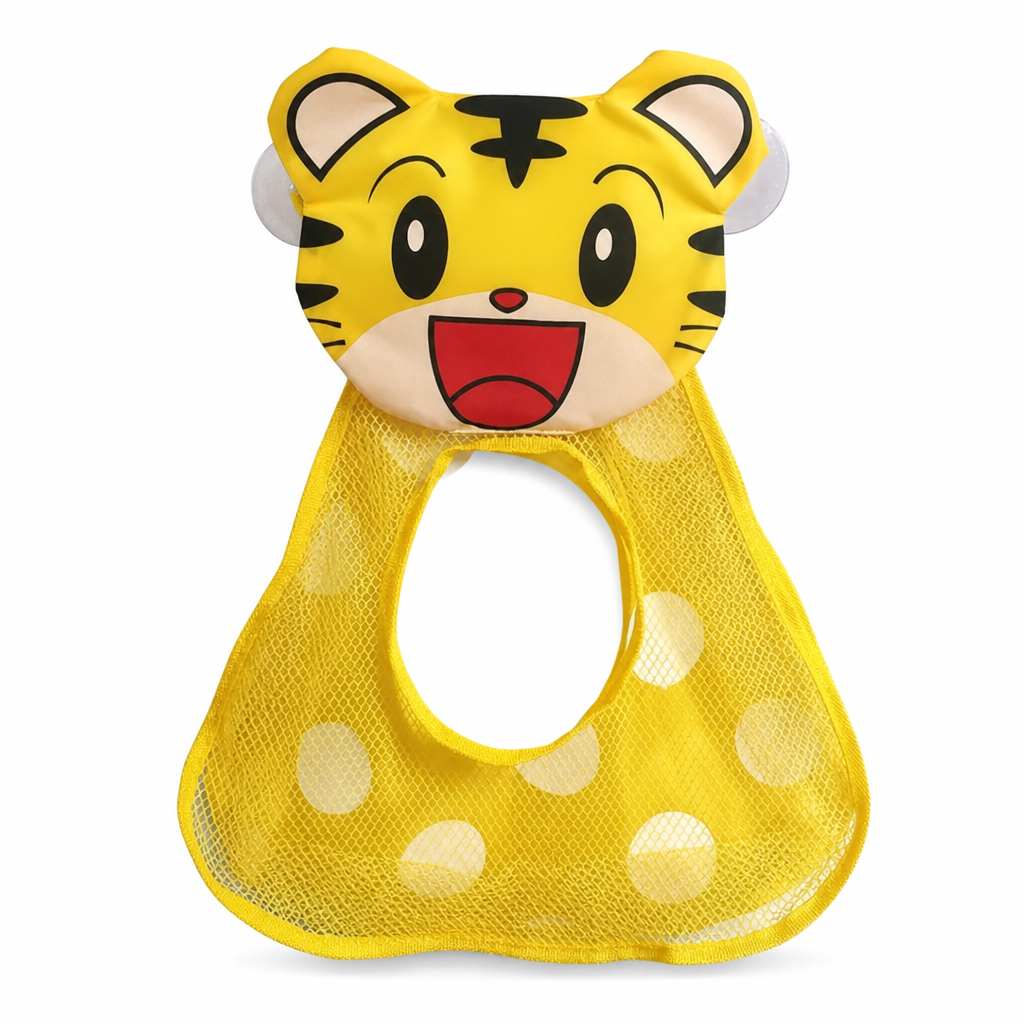🛁 Save 50%! 🐻 Bath Toy Organizer – Mesh bag, suction cups & cute design ✨