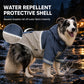 Waterproof Dog Raincoat Colorblock Pet Outdoor with Dirtproof Leg Protection