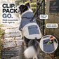Waterproof Dog Raincoat Colorblock Pet Outdoor with Dirtproof Leg Protection