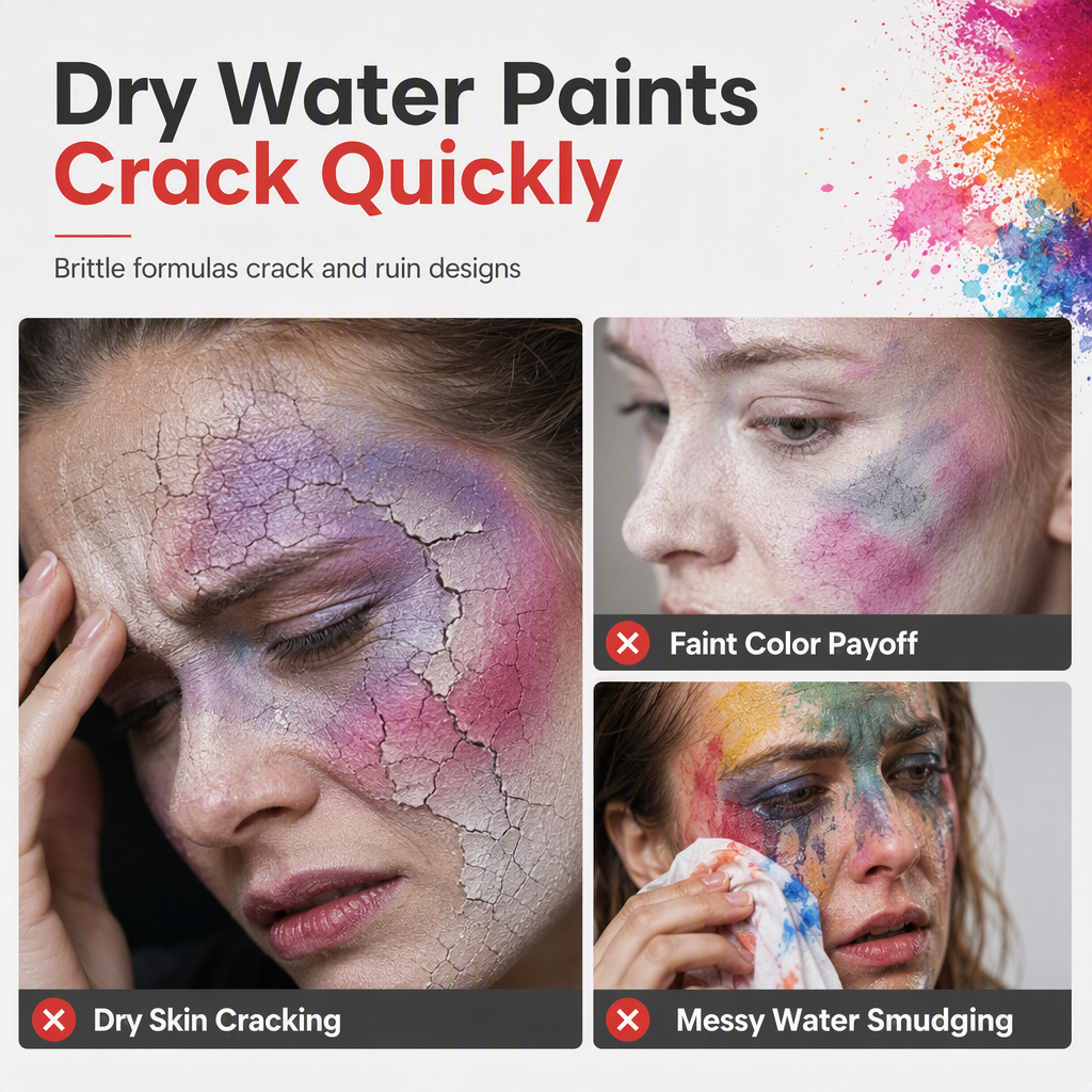 15 Colors Oil Based Face and Body Paint Palette